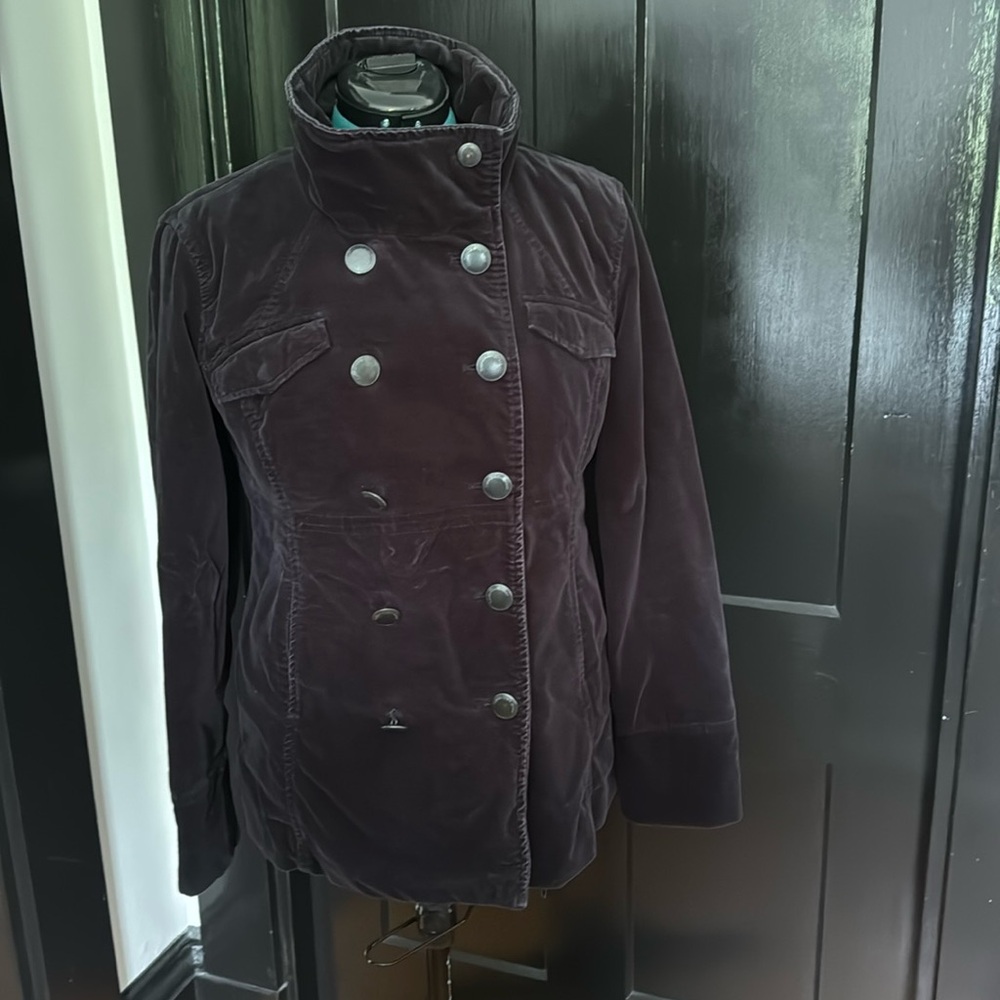 Calvin Klein Jeans Black Velvet Peacoat